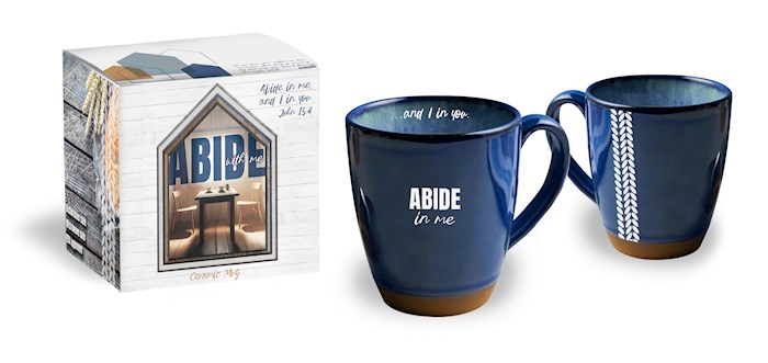 Picture of Christ To All 356076 Mug - Abide with Me with Gift Box - 14 oz