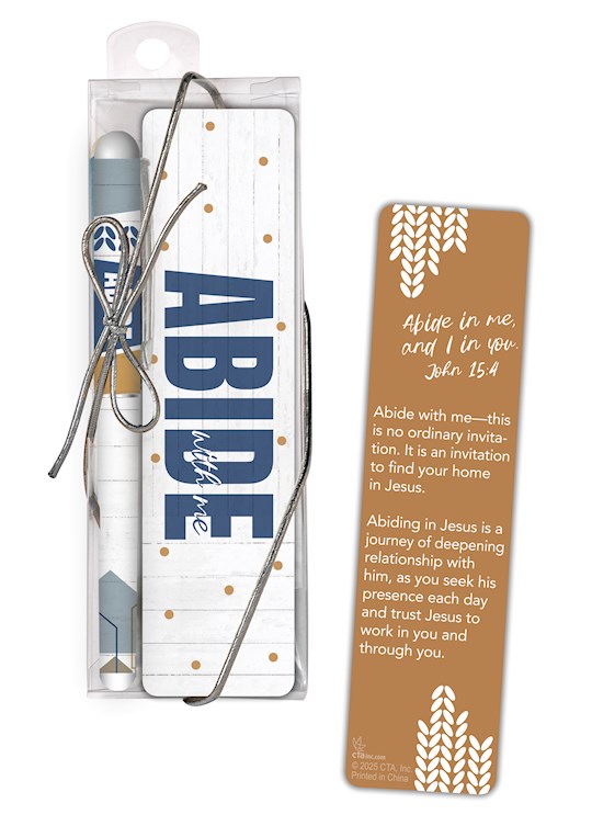 Christ To All 356151 Abide with Me & Womens Pen & Bookmark Set