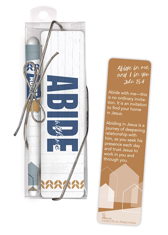 Christ To All 356152 Abide with Me Pen & Bookmark Set