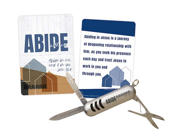 Christ To All 356159 Multi Tool Knife & Card - Abide with Me