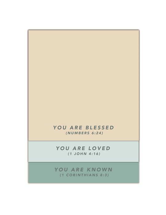 Christ To All 356170 Tri Stacked Notepad - Be Blessed