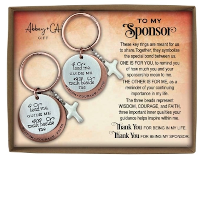 356303 Key Ring Gift Set for Confirmation Sponsor - Boxed - Set of 2