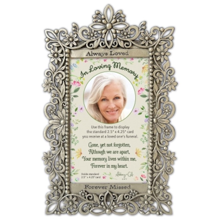 356304 Frame - Always Loved & Floral - Holds 4 x 6 in. Photo