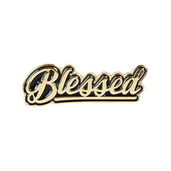 375653 Blessed Lapel Pin, Gold - 1.125 in. - Pack of 3