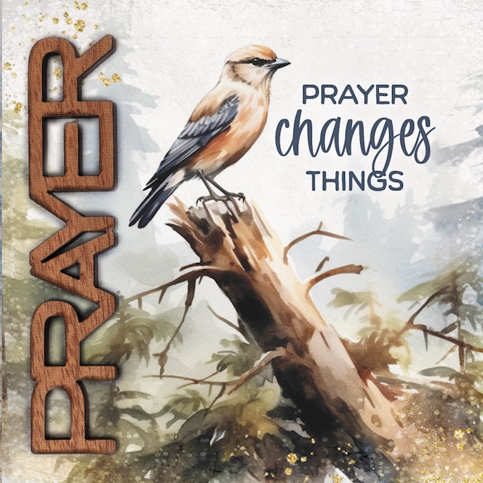 344859 Magnet - Crafted Remindables - Prayer - Changes Things - 3.5 in.