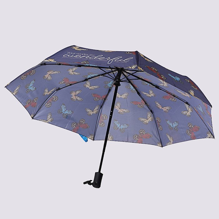 368639 Umbrella - Compact Wonderfully Made - Butterflies