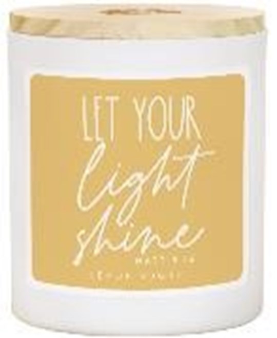 359401 Candle - Light Shine - Lemon Sugar Scent - 11 oz - 2 Wick