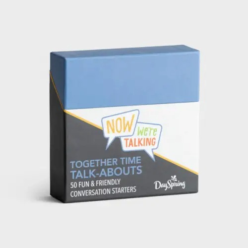 378112 Now We Are Talking Conversation Cards - Together Time Talk