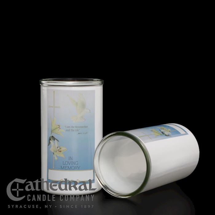 469615 In Loving Memory Inserta Lite Globe 3 Day Reusable Candle - Box of 12