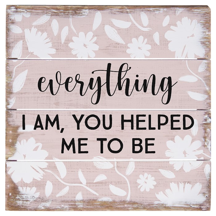 478012 Everything I Am Petite Pallet, Pink - 6 x 6 in.