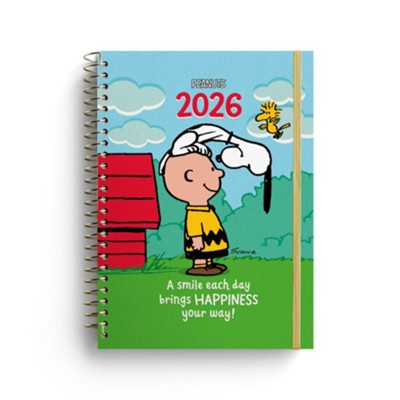 452155 2026 Peanuts 12 Month & Week Planner
