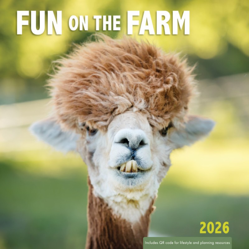 452220 2026 Wall Calendar - Fun On The Farm