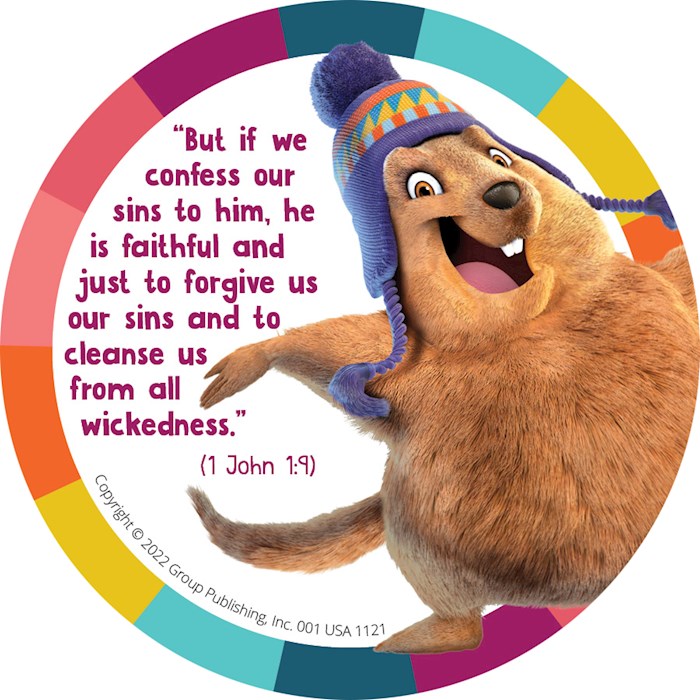 Group Publishing 264462 Simply Loved Bible Memory Sticker Pack Cliff - Quarter 7
