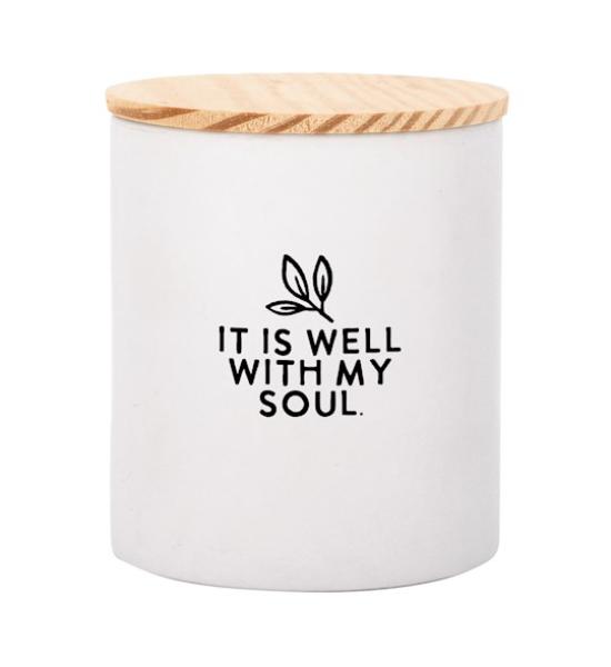470474 Canister - It Is Well with Lid