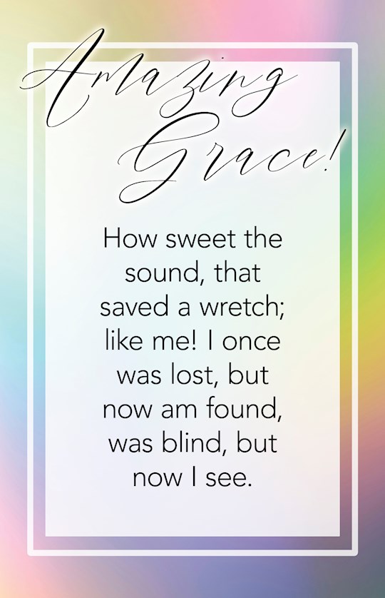368076 Bulletin - Amazing Grace How Sweet The Sound - Pack of 100