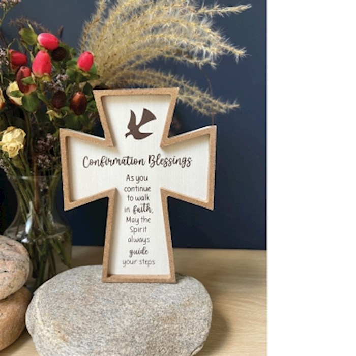 479242 Cross - Confirmation Blessings - 5.5 x 4.25 x 1 in.