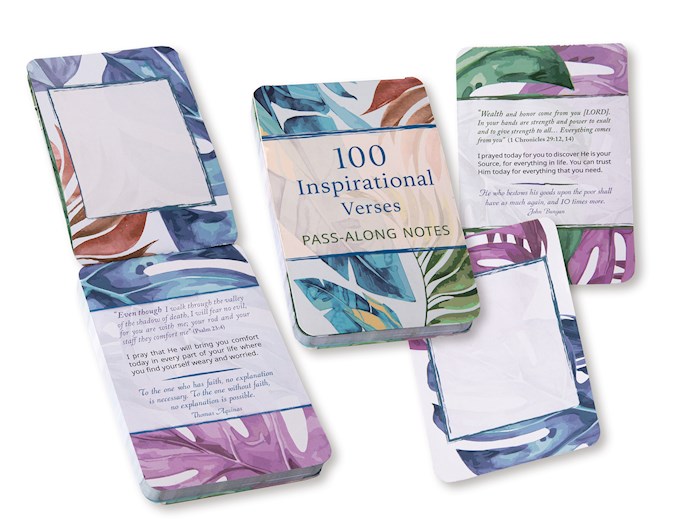 479299 100 Inspirational Verses Pass - Along Notes - No.8249