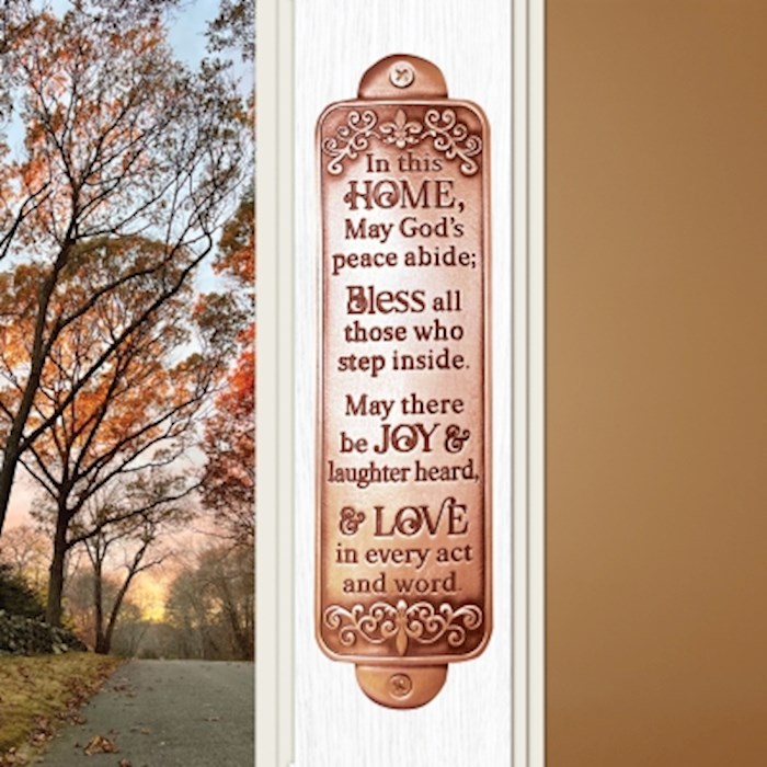 479251 In This Home Blessing Wall Plaque, Copper - 1.5 x 6 in.