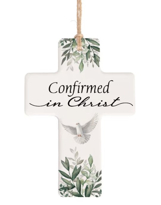 479315 Cross Ornament - Confirmed In Christ - 5.5 x 4 in.