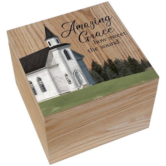 47955X Memory Box - Amazing Grace, How Sweet The Sound - 8 x 6 x 8 in. - No.25125