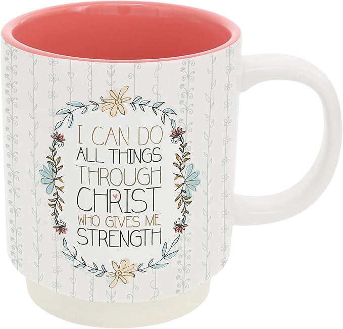 Picture of Pavilion 470887 Mug - Strength & I Can Do All Things Through Christ - 15 oz - No.54301