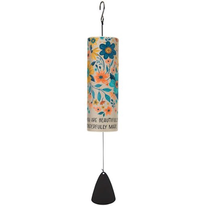 47105X Mini Cylinder Sonnet Wonderfully Made Wind Chime - Gift Boxed - 12.5 in. Long