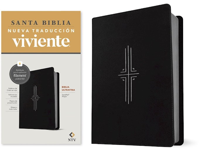 359862 NTV Biblia Ultrafina NLT Thinline Enabled Bible Filament, Blue