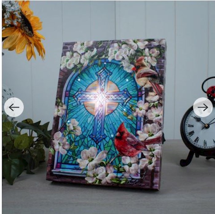 Glow Decor 479721 Mini Canvas - Sunday Morning - LED Tabletop with Timer - 8 x 6 in. - No.A2502