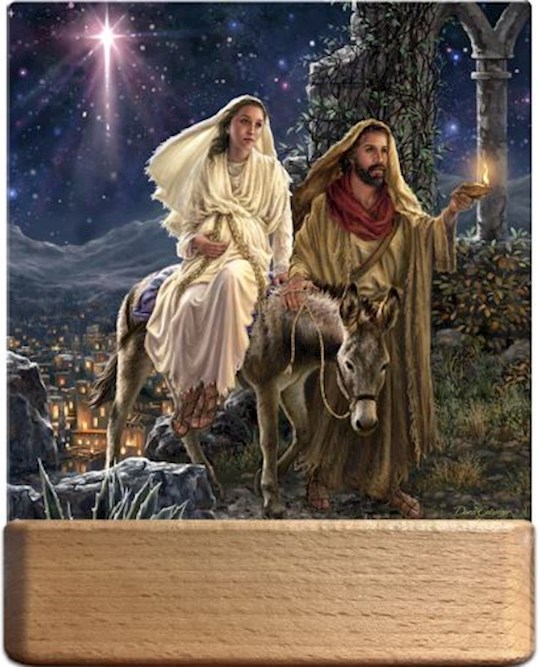 LED Night Light - Journey to Bethlehem - 7 in. - Warm White Illumination