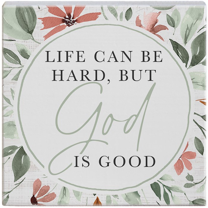 462990 A Block Life Can Be Hard Gift - 5.25 x 5.25 in.