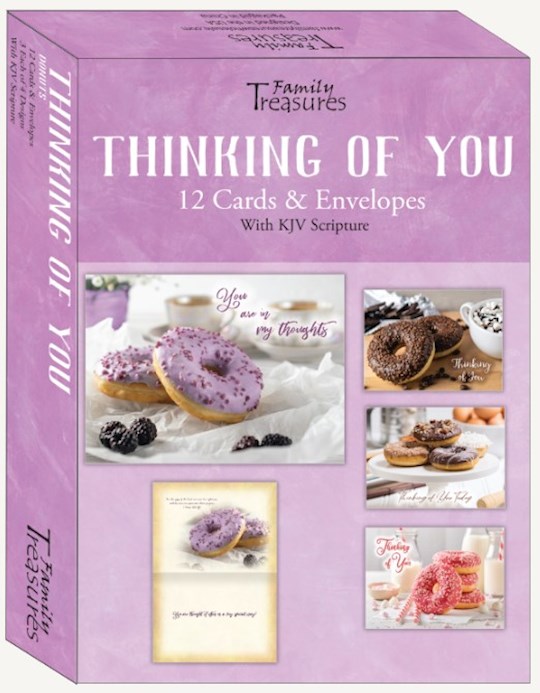 480309 Boxed Card for Thinking of You - Donuts - Box of 12