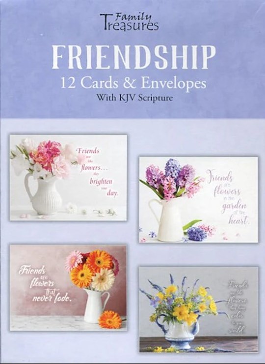 204933 Boxed Card for Friendship - Bouquets - Box of 12