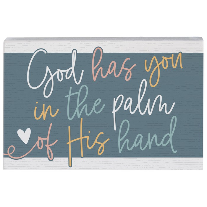 463097 Small Talk Rectangle - Palm of His Hand - 5.25 x 3.5 in.