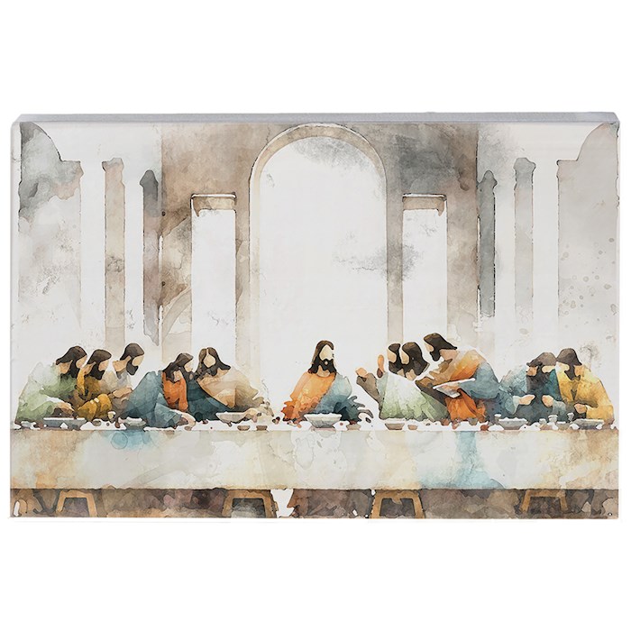 470560 Small Talk Rectangle - Last Supper Art - 3.5 x 5.25 in.