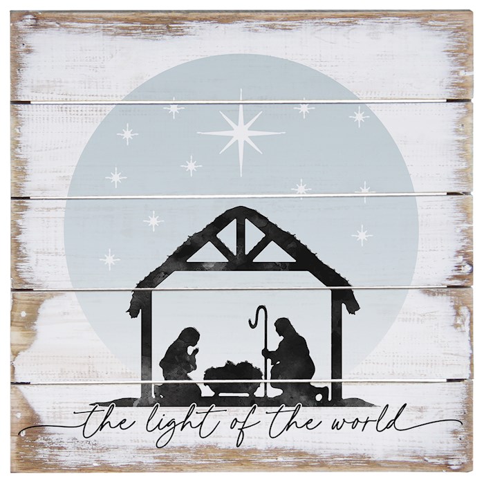 41375X Petite Pallet - Light of Nativity - 8 x 8 in.