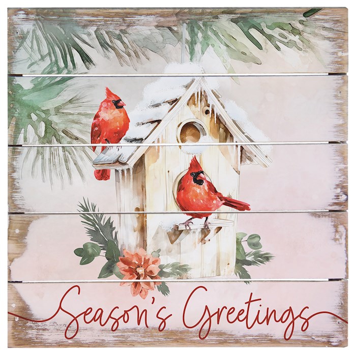 41381X Petite Pallet - Seasons Greetings Cardinal - 8 x 8 in.