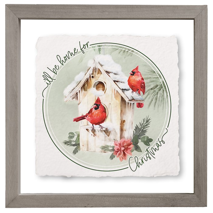 41354X Floating Art Square - Dashing Through Snow - 10 x 10 in.