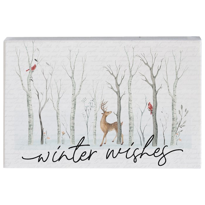 41392X Small Talk Rectangle - Winter Wishes - 5.25 x 3.5 in.