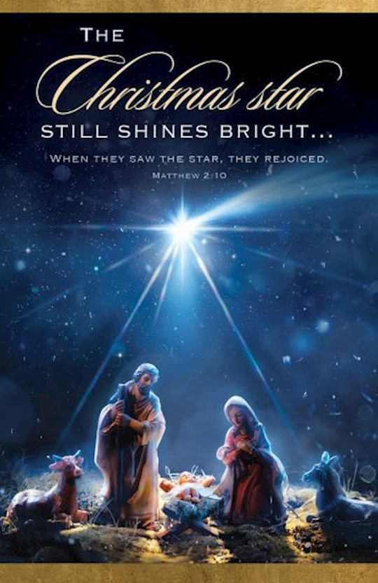 47246X Bulletin - The Christmas Star Still Shines Bright - Matthew 2-10 KJV