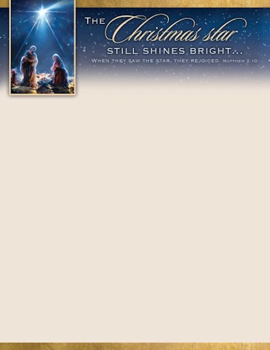472470 Letterhead - The Christmas Star Still Shines Bright - Matthew 2-10 KJV
