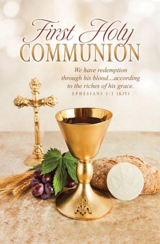 472549 Bulletin - First Holy Communion & We Have Redemption - Pack of 100
