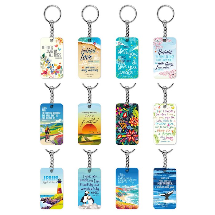 571553 12 x 1 in. Keychain - Multipack