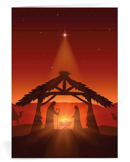571643 Card - Christmas - Stable - Pack of 20