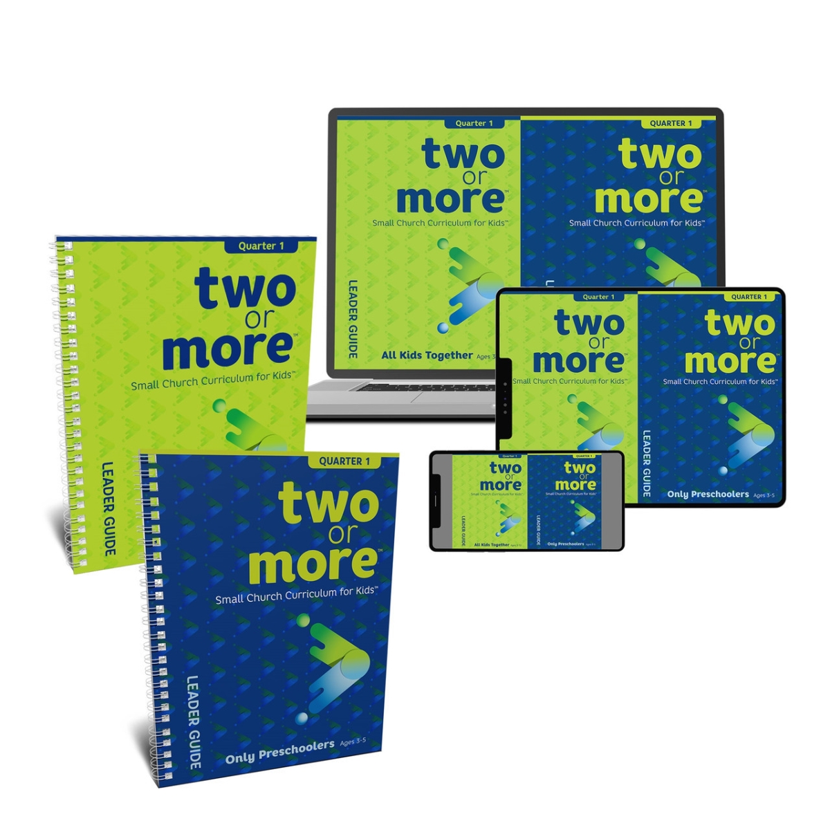 Group Publishing 562093 Two & More All Kids Together Leader Pack Print Plus Digital Book - Quarter 1