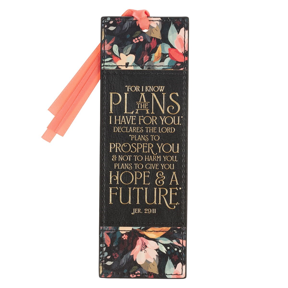 380539 Bookmark - For I Know The Plans & Hope & A Future - Jeremiah 29-11 - Midnight Bot