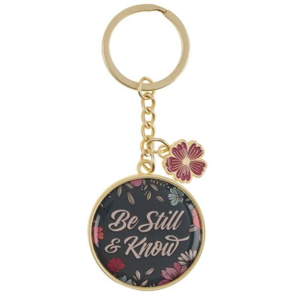 745781 Be Still & Know Keychain - Psalm 46-10