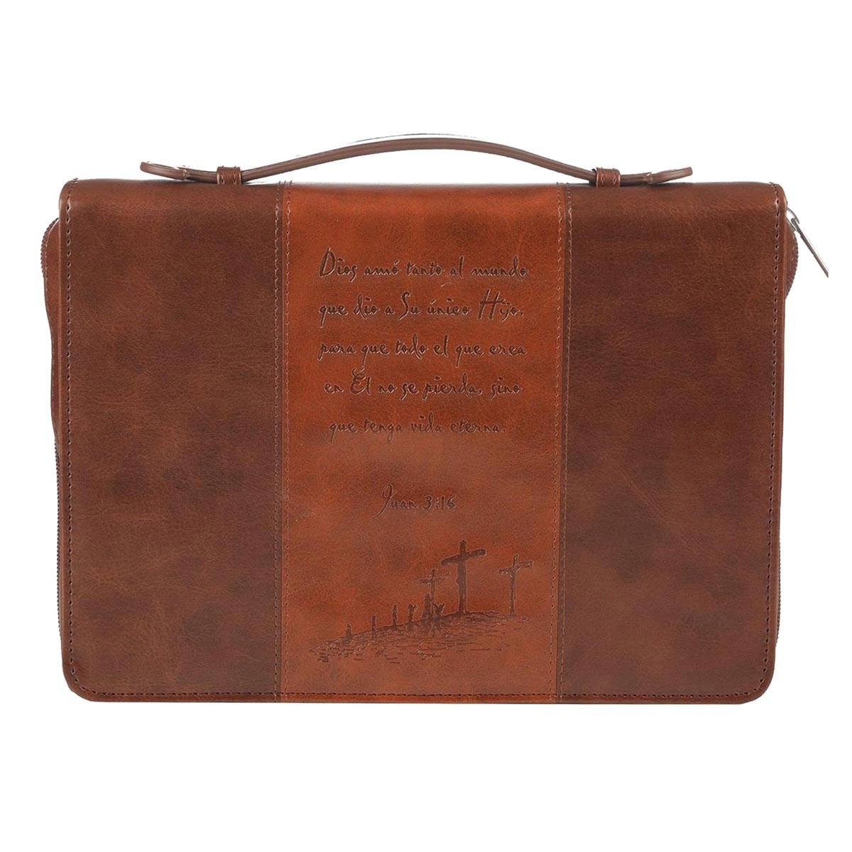 23932X Funda Para Biblias - Porque Tanto Amo Dios Al Mundo - Juan 3-16 - Bible Cover - for God So Loved The World - John 3-16 - Large