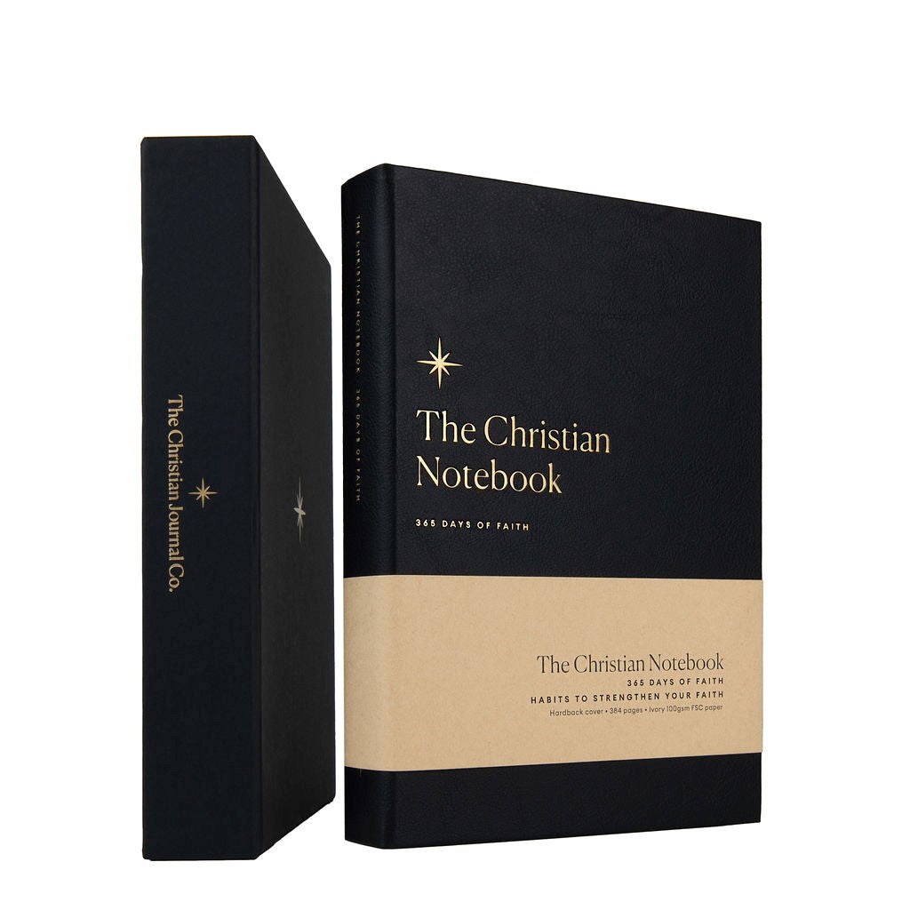 571728 365 Days of Faith Notebook with Gift Box - Black