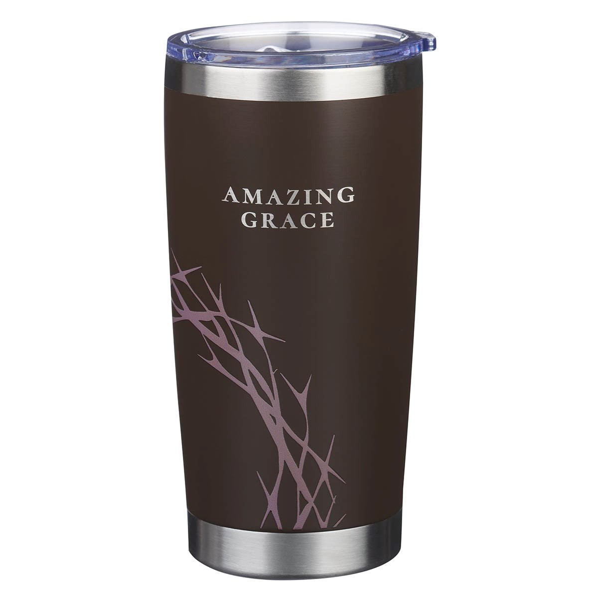 Picture of Christian Art Gifts 472274 Travel Mug - Amazing Grace - 18 oz - Stainless Steel