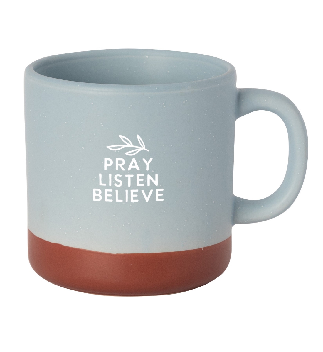 Picture of Dexsa 470345 Designer Mugs - Heartside - Pray Listen Believe - 14 oz